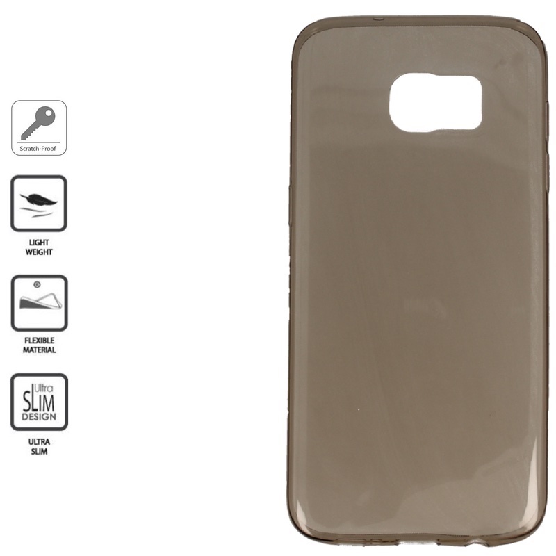 Silikoninis dėkliukas 0.6 mm. pilkas (GALAXY S6 EDGE) Silikoninis dėkliukas 0.6 mm. pilkas (GALAXY S6 EDGE)